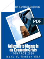 Adjusting- to -Change- in -an- Economic- Crisis -by-Mark -W- Medley