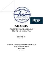 Silabus Silsilah Manasik Haji SMH 01