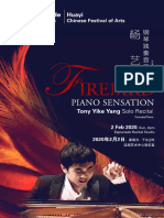 Firebird Piano Sensation Tony Yike Yang Solo Recital House Programme