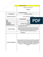 Analisis de Puesto