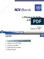 E-Finance in India A Perspective: Geneva October 24, 2001