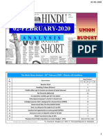 02-02-2020 - Handwritten Notes - Double Page - Shankar IAS Academy PDF