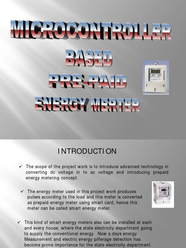 Prepaid Energy Meter | PDF | Rectifier | Power Inverter