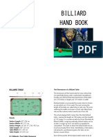 Handbook BILLIARD