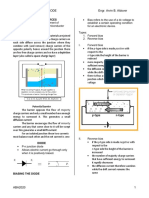 2. Diode Operation, Biasing, Model