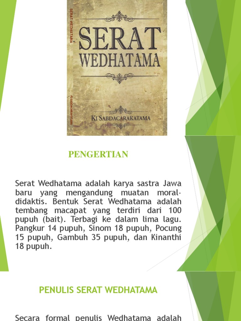 Serat Wedhatama Pupuh Kinanthi Dan Artinya Dalam Bahasa