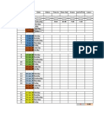 Attendance Sheet sample -2020
