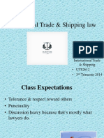 International Trade and Shipping Law