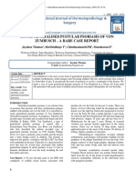 Acute Generalised Pustular Psoriasis