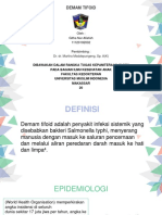 Demam Tifoid Penyebab, Gejala dan Pengobatannya