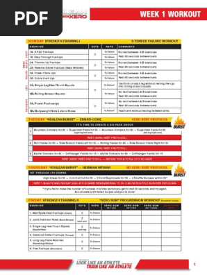 Workouts Challenge Athlean Xero Pdf