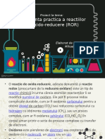 Imporatanta Practica A Reactiilor de Oxido-Reducere