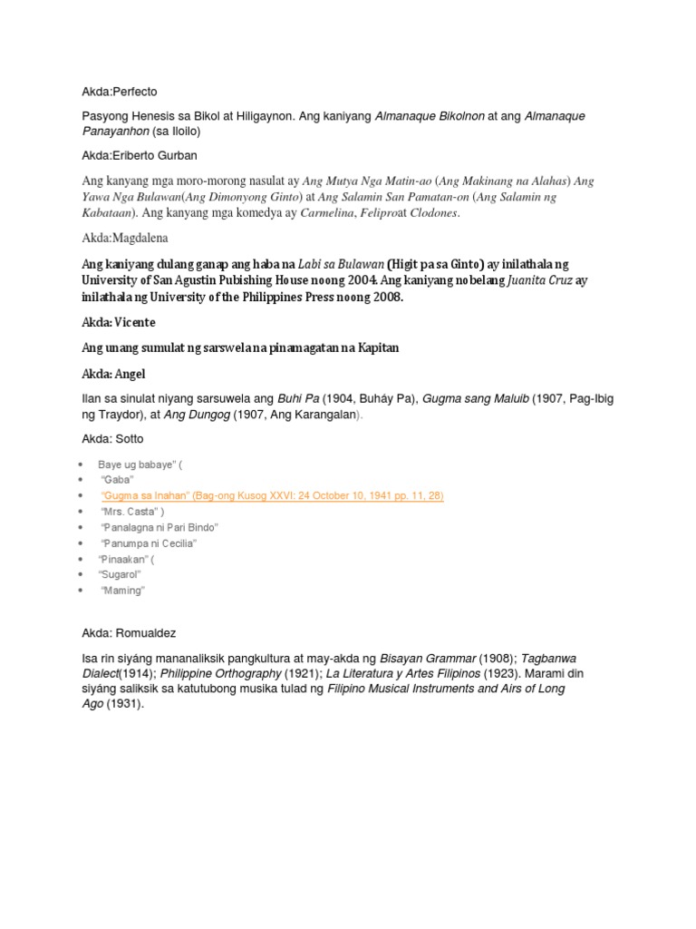 Akda | PDF