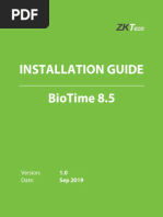 BioTime 8.5 Installation Guide