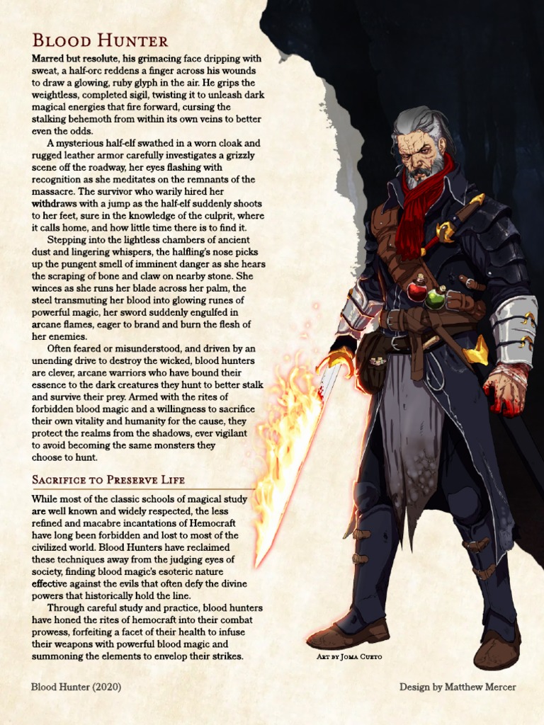 Featured image of post The Best 9 Blood Hunter 5E Pdf