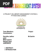 Library Management System Class XII