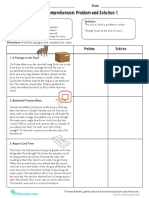 Reading Comprehension Problem and Solution 1