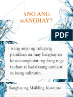 Ano Ang Banghay