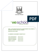 E Commerce Assignment MMM2018-2021 Roll No, 07,08,09,29