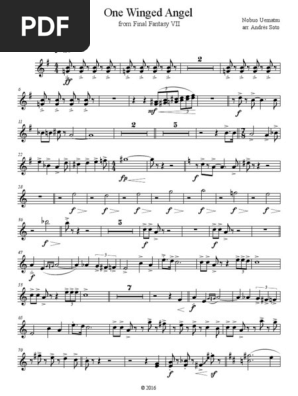 One Winged Angel V2 Horn In F 1 2 Pdf