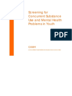 Screening For Concurrent Substance Use and Mental Health Problems in Youth PDF