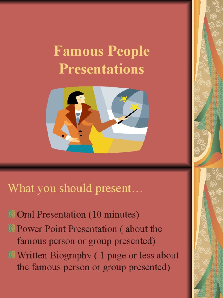 famous presentation