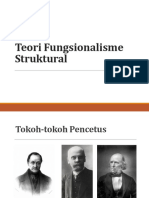 Teori Fungsionalisme Struktural