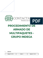 Ps-Pi-Pr02 Procedimiento de Armado de Multipaquetes - Grupo Indega