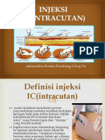 Injeksi Ic (Intracutan)