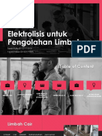 Elektrolisis Untuk Pengolahan Limbah