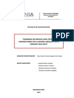 Tesis Problema de Trabajo en Universidades de Arequipa