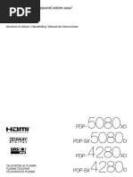 Pioneer TV PDP-4280XD - Manuale PDF