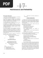 Maintenance and Reliability: Iscussion Uestions