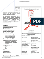 Formato PDF Según Wikipedia