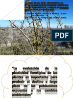 Plasticidad A Largo Plazo en El Crecimiento, El Almacenamiento y La Asignación de Defensa Pro