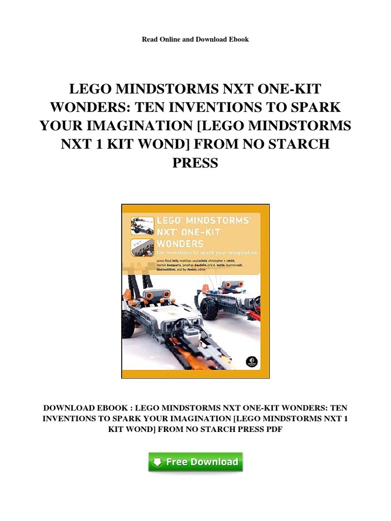 LEGO MINDSTORMS NXT Kit Inventions Guide | PDF | Self-Improvement