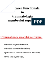 5. Recuperarea in traumatismele sportive  (membru superior- inferior)