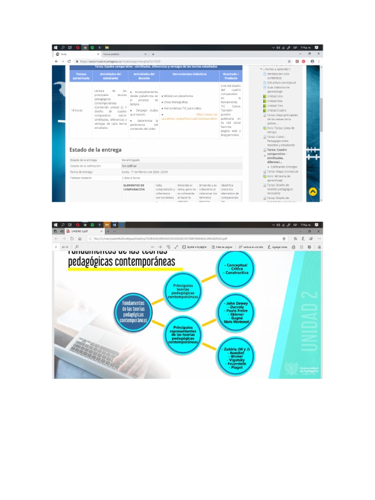 Comparativa de Enfoques Educativos | PDF | Crecimiento personal y ...