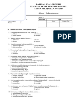 Latihan Soal UAS PKN Kelas 3 SD PDF