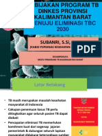 0 Kebijakan Program TB Kalimantan Barat Menuju Eliminasi TB 2030