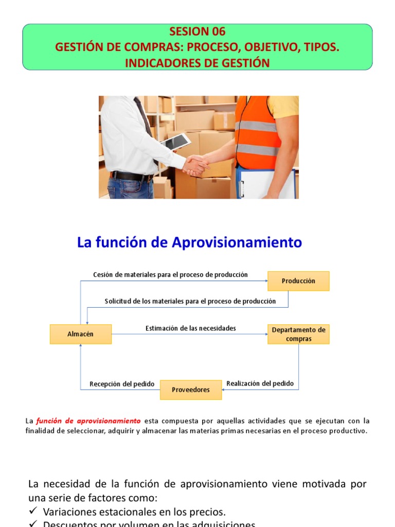 Ciclo de Aprovisionamiento en Compras | PDF | Finanzas y dinero