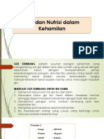 Gizi Dan Nutrisi Dalam Kehamilan