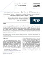 Embedded Filter Bank-Based Algorithm For ECG Compression