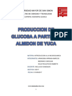 Produccion Glucosa-Yuca