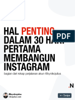 Hal Penting Membangun Instagram Selama 30 Hari Pertama