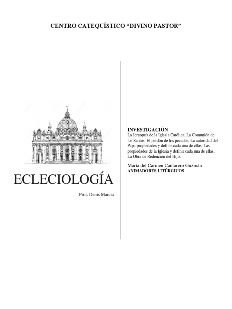 Jerarquía de la Iglesia Católica | PDF | Religión y espiritualidad