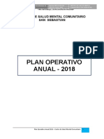 Plan Operativo Centro Salud Mental 2018