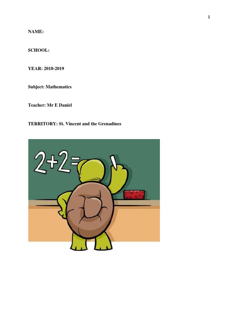 Math Sba Sample 1 | Download Free PDF | Chart | Track And Field
