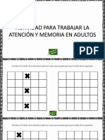 Actividad Memoria Atencion Adultos PDF
