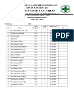 Daftar Penerimaan Zakat Fitrah